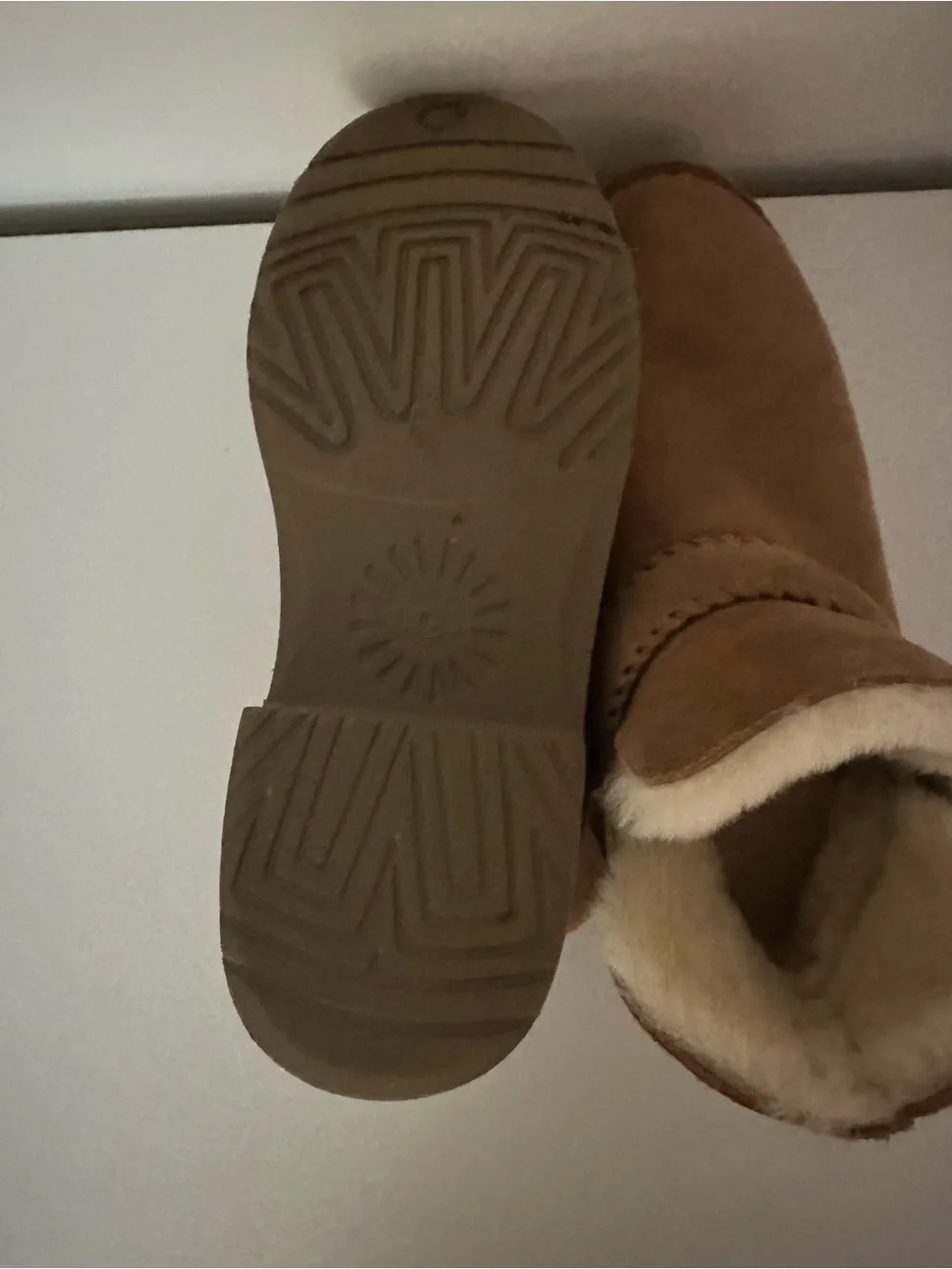 UGG chestnut suede